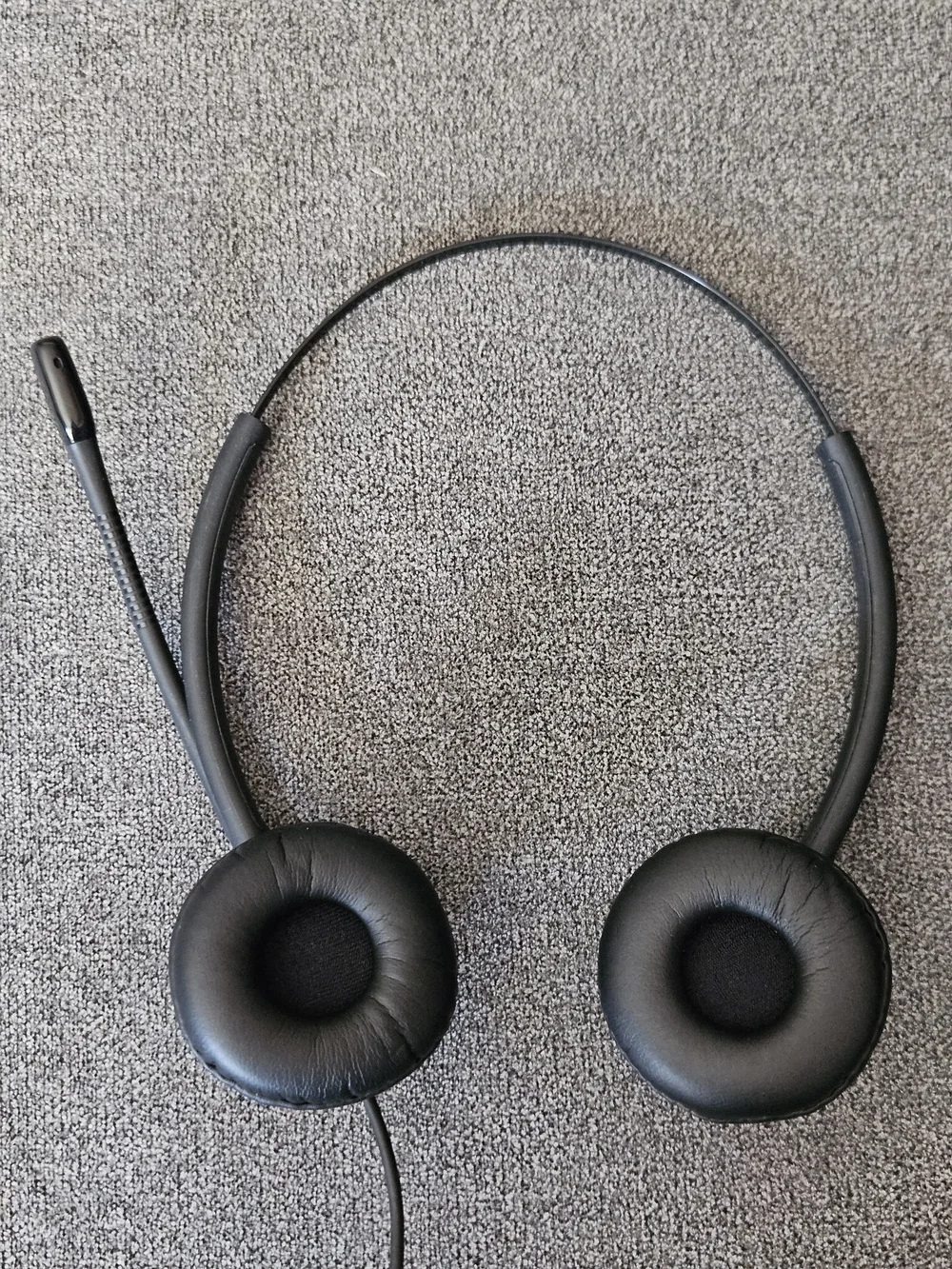 Addasound Crystal 2872 Binaural Stereo Headset Noise-Canceling Call Center